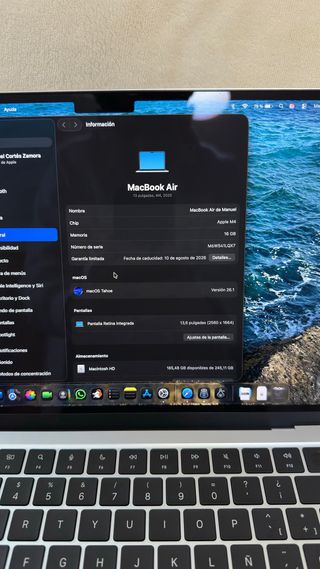 MacBook Air M4 13” 2025 256GB 16GB RAM