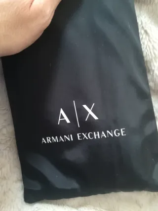 Bolsa Armani Exchange Blanca