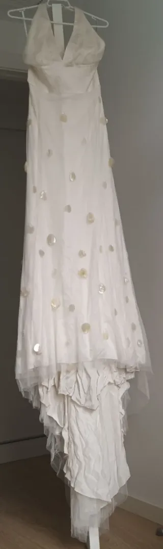 Vestido de Novia Miguel Palacio modelo pétalo