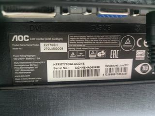 Monitor AOC 27 pulgadas Full HD