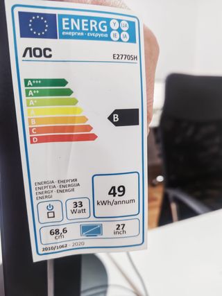 Monitor AOC 27 pulgadas Full HD