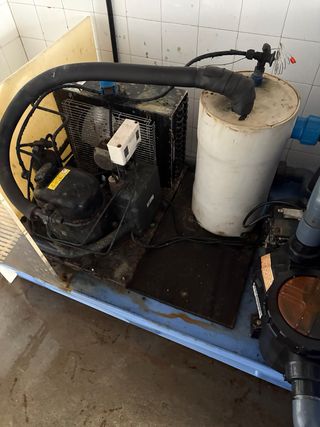 Vivero profesional marisco 1400L + enfriador