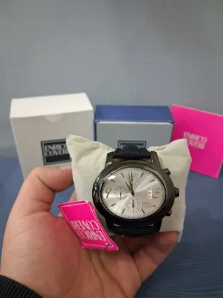 Orologio Enrico Coveri Cronografo Nero Argento