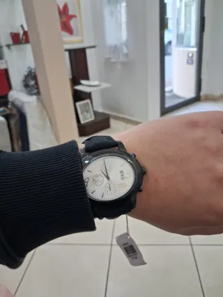 Orologio Enrico Coveri Cronografo Nero Argento