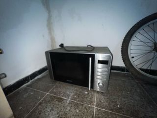 Microondas plateado