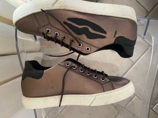 Sneakers AG Italia donna oro/argento