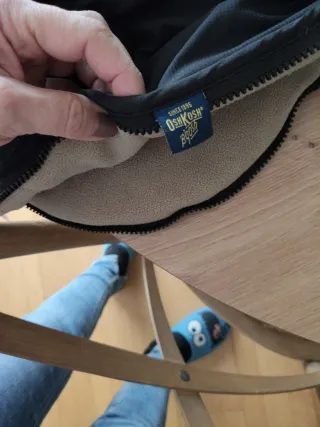 Saco polar invierno cremallera reversible