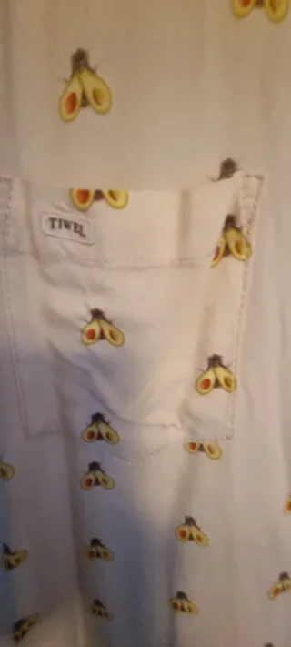 Camisa Tiwel Beige Estampada