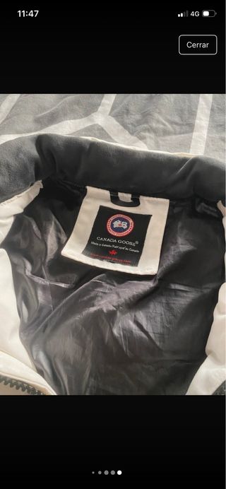 Chaleco Canada Goose Blanco