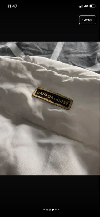 Chaleco Canada Goose Blanco
