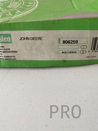 Disco Embrague tractor John Deere 806259