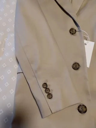 Abrigo Mango Beige Talla XS sin estrenar