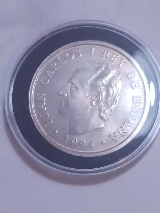 2 Monedas Plata 2000 Pesetas 1994