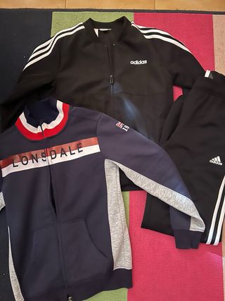 7 bolsas de ropa de niño T 9-10 11-12