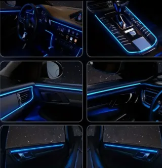 Tira LED Ice Blue para coche