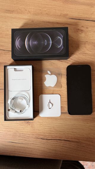 iPhone 12 Pro Max 256 GB. Color gris