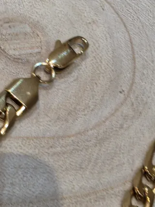 Cadena Figaro Chapado Oro 18k