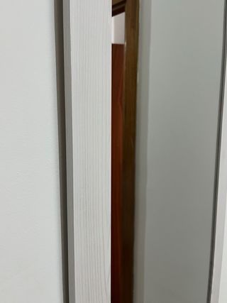 ULTIMO DIA VENTA 11/02: Espejo pared madera blanco