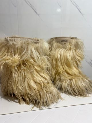 Stivali Lotto Pelliccia Beige Neve