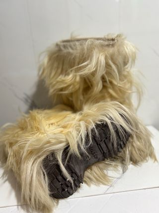 Stivali Lotto Pelliccia Beige Neve