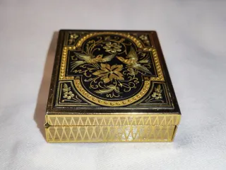 CAJITA PARA LENTILLAS VINTAGE ADORNOS DAMASQUINADO