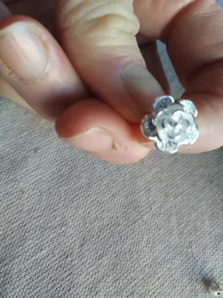 Pendientes Plata Ley 925 Flor