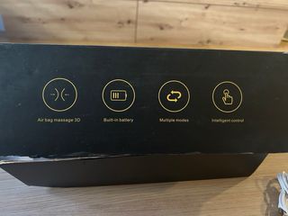 Masajeador de Piernas Blanco y Gris