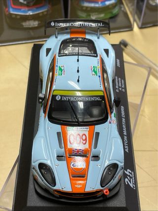 Aston Martin DBR9 Gulf 1/43 24H Le Mans 2008