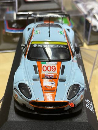 Aston Martin DBR9 Gulf 1/43 24H Le Mans 2008