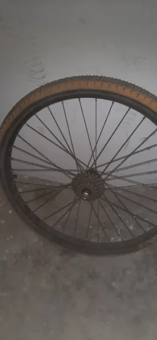 Rueda 26 con piñón 6 velocidades