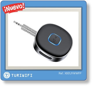 Receptor Bluetooth Adaptador Aux. Coche | TURIWIFI