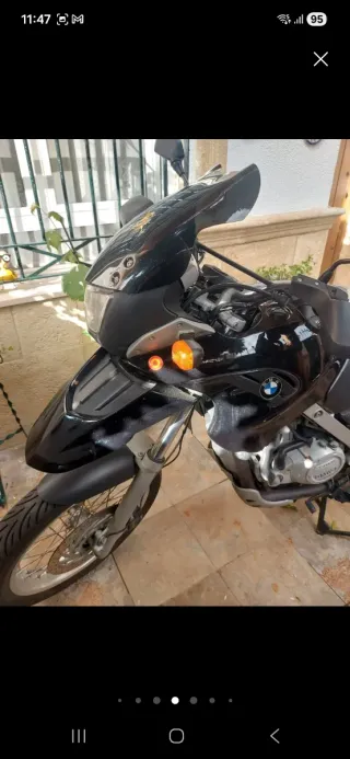 BMW F 650 GS Adventure Moto Negra