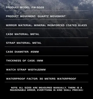 Reloj Mark Fairwhale Hombre Cronógrafo Acero