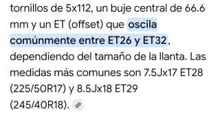 Llantas Audi 18 con neumáticos Michelin