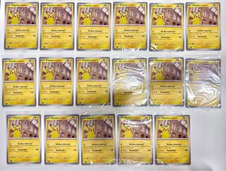 5x Pokémon Pikachu at the Museum - Jumbo - Sellado