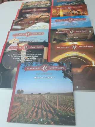 LA RUTA DEL VINO EN ESPAÑA 11 LIBROS