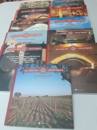 LA RUTA DEL VINO EN ESPAÑA 11 LIBROS