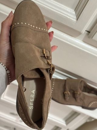 Mocasin mujer con hebilla sin estrenar