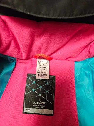 Conjunto esquí niña 3 Piezas Talla 12 años