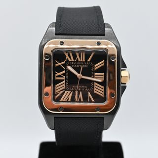 Cartier Santos 100 PVD Acero y Oro Rosa
