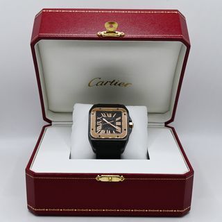 Cartier Santos 100 PVD Acero y Oro Rosa