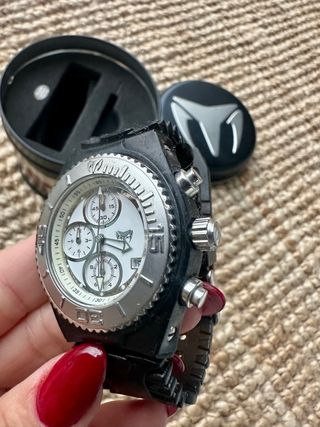 Reloj TechnoMarine Cronógrafo Negro/Plata