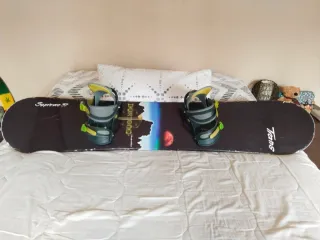 Tabla Snow Burton con Fijaciones