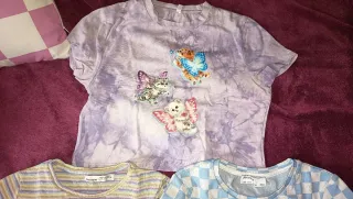 Lote 3 camisetas cortas