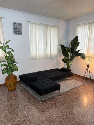 Sofá cama 198cm patas metálicas - envío gratis