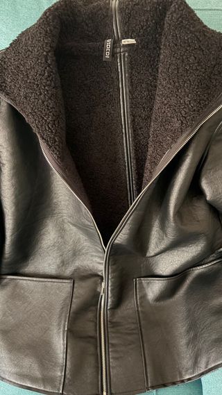 Chaqueta abrigo mujer negra. Nueva.