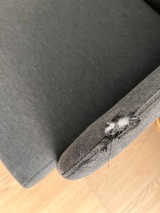 Sofá 2 plazas Ikea Glostad gris oscuro