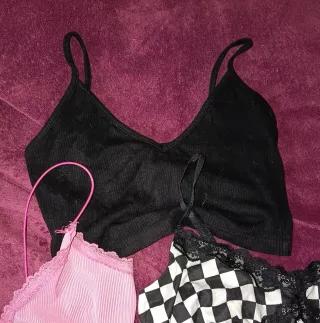 Lote 4 Tops Cortos Shein