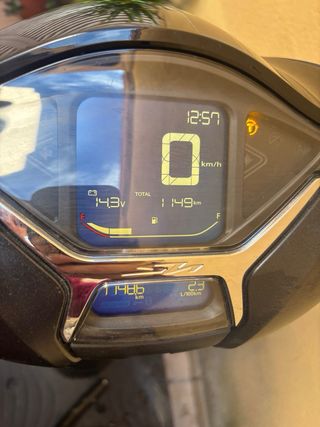 Honda SH 125 sport  2023 Negra mate