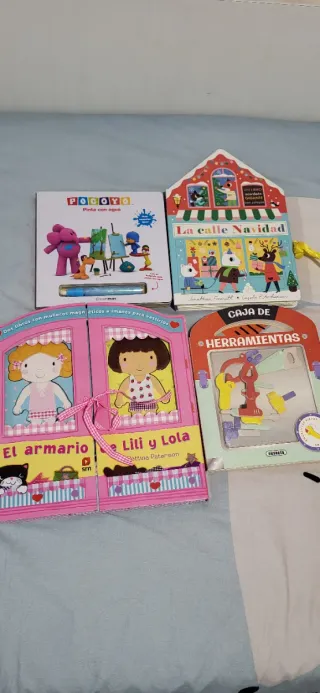 Lote libros manipulativos